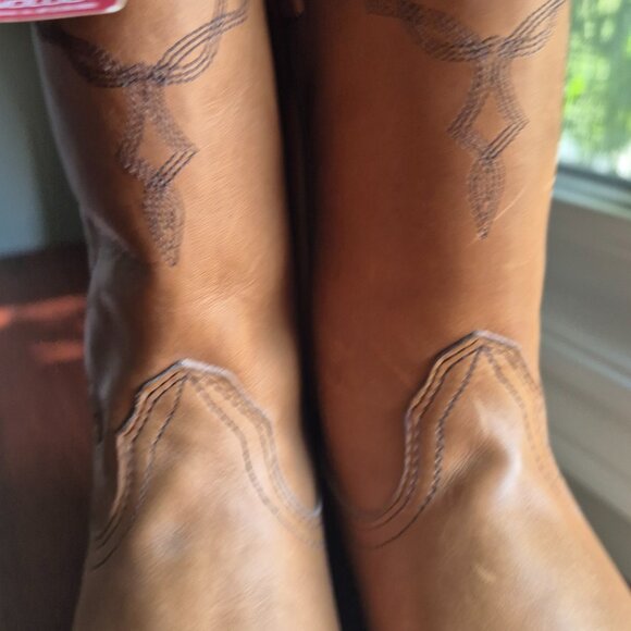 NWT Ariat Country Western Cowboy Leather Boots Women 6.5B - Picture 3 of 7